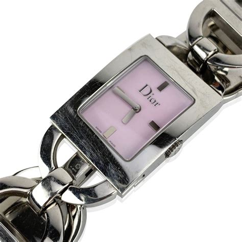 Christian Dior Vintage Stainless Steel Malice D78 109 Wrist 